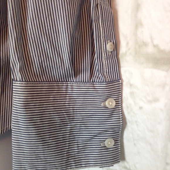 A New Day Striped Rhinestone Button Down Top - Picture 5 of 8